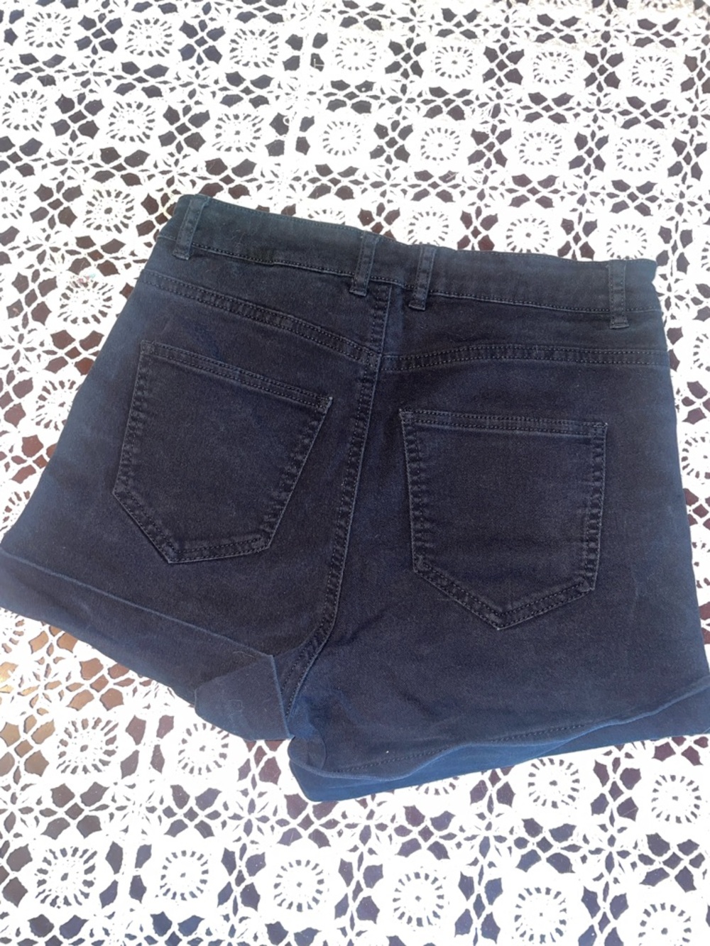 H&M Black Jean Shorts